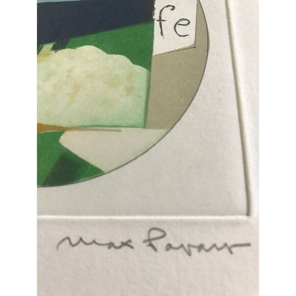 Vintage Max Papart "The Circle" Original Etching/Aquatint Edition 71/100 Signed - Picture 4 of 10